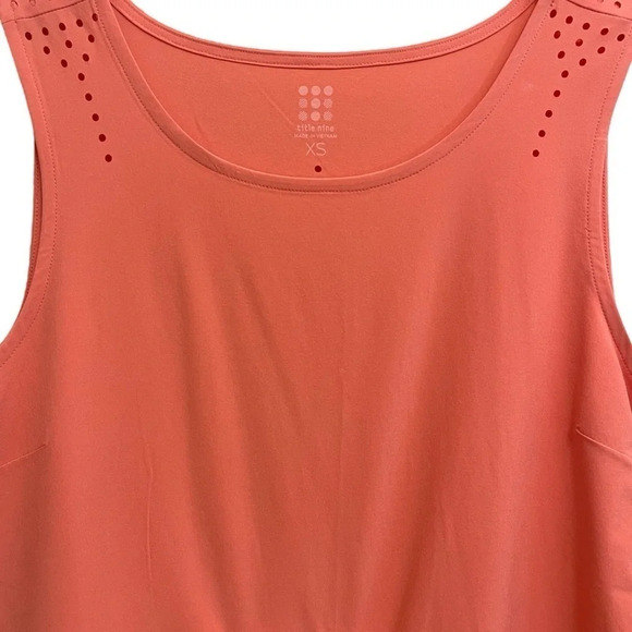 Tittle Nine Unconventional Sleeveless Dress QUICK-DRY UPF 50+ XS 2 Orange - Picture 5 of 11